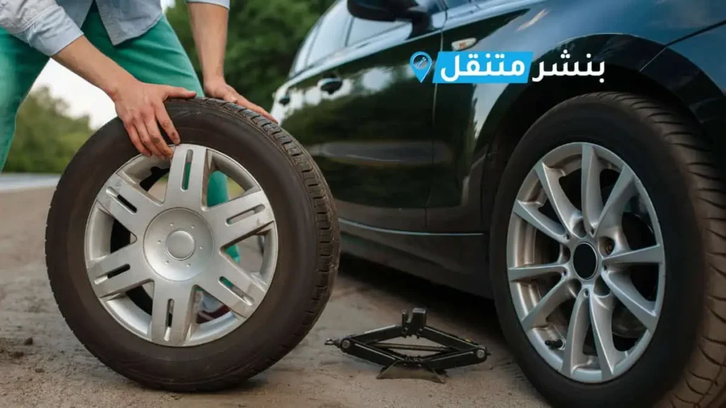 اقرب بنشر متحرك الكويت كراج متنقل تبديل تواير 24 ساعة